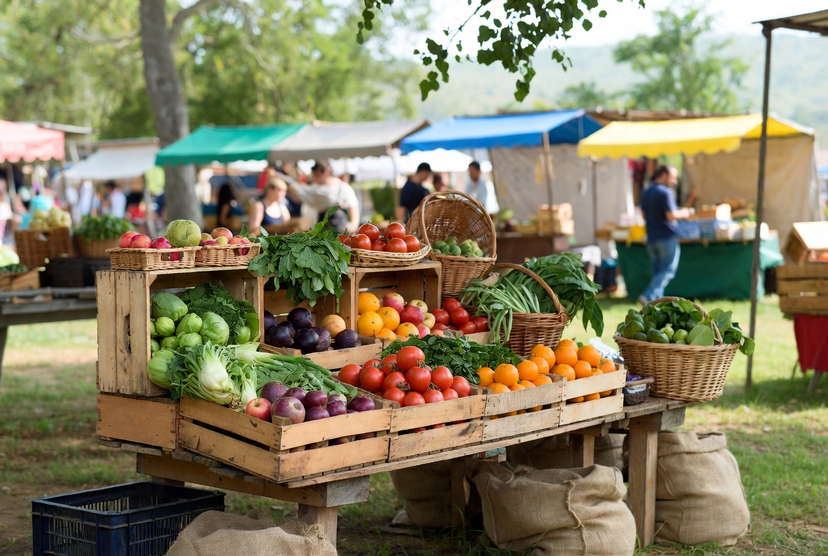 Farmers Market Display